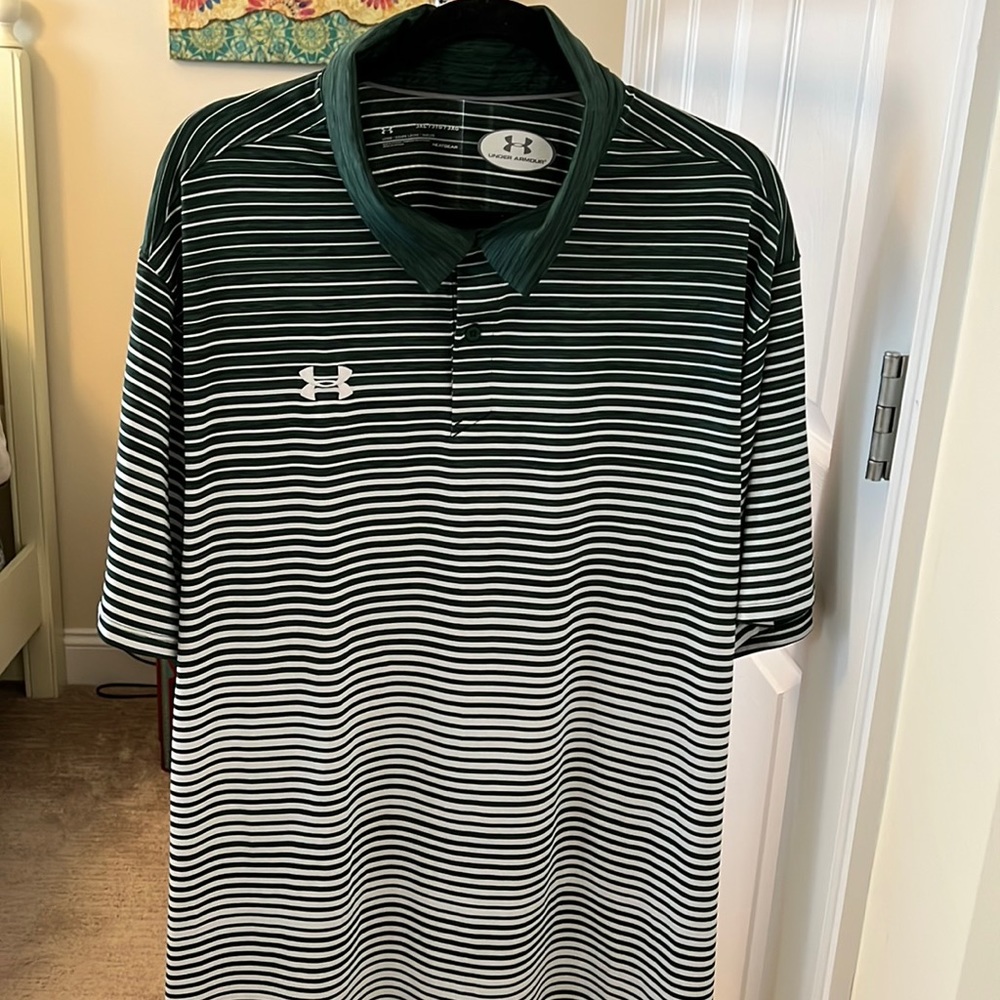 3XL UA Green Striped